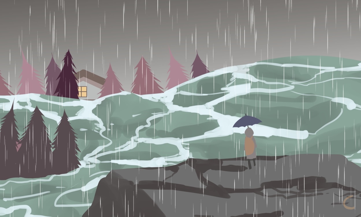 关于下雨天心情的文案句子