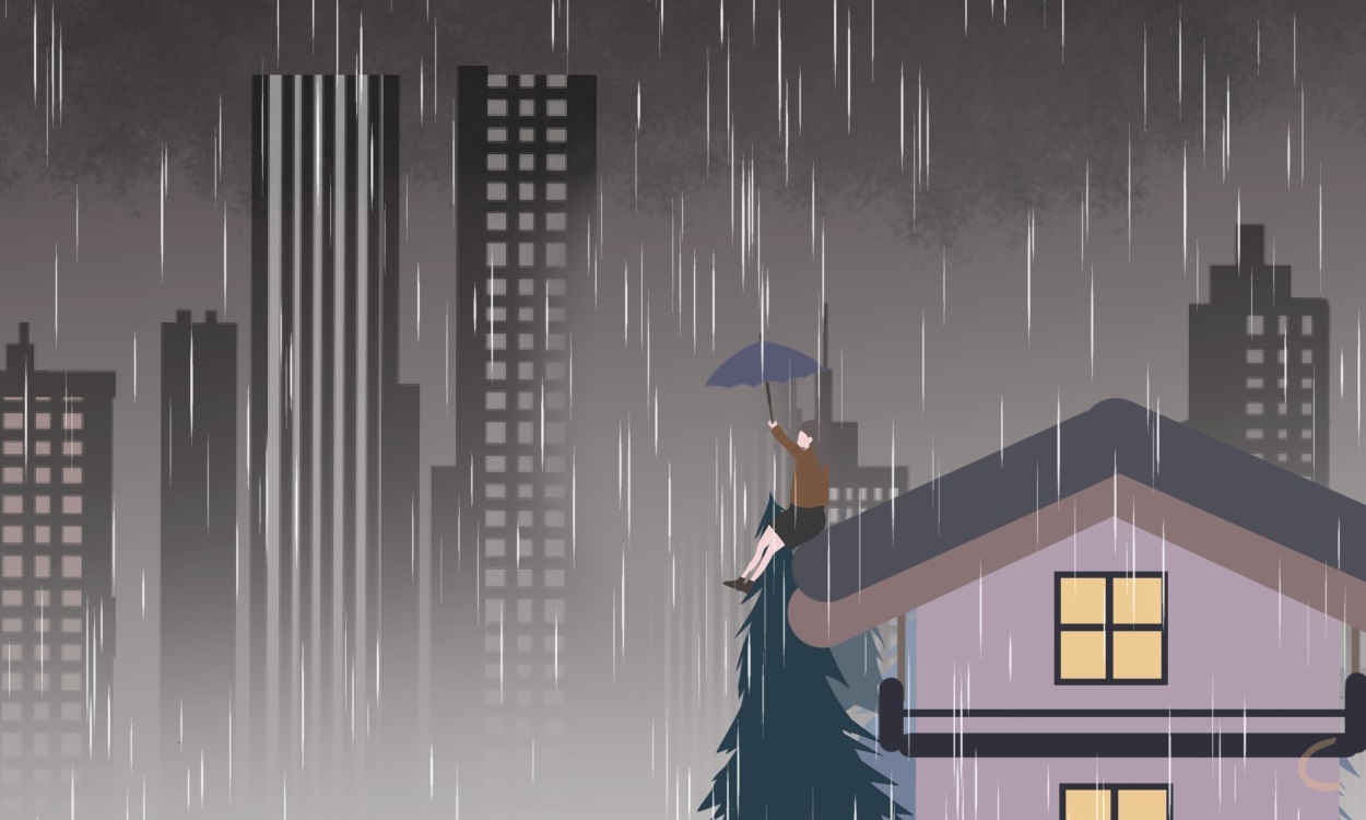 讨厌下雨天的心情说说句子
